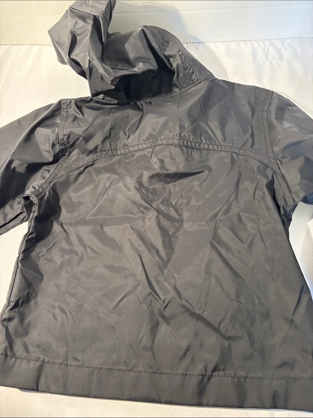 Columbia Black Hooded Kids' Rain Jacket